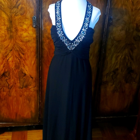 Night Way Collections Dresses & Skirts - Nighway gown black sequence